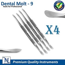 Dental Periosteal Elevator Molt  9 Blue Titanium Coated Double Ended German Gr