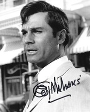 * GEORGE MAHARIS * signed 8x10 photo * ROUTE 66 * COA * 1