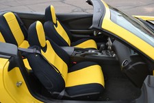 Chevy Camaro Convertible 5 Genuine Neoprene Front Coverking Yellow Seat Covers