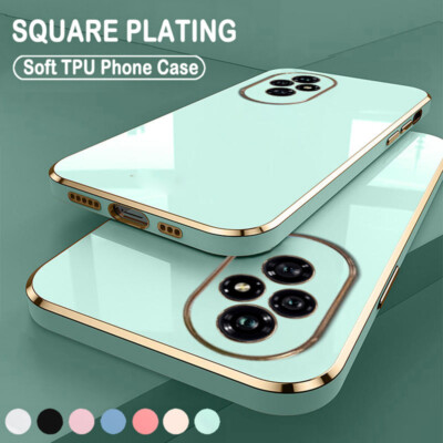 Shockproof Plating Case For Honor Magic 6 Lite 200 Pro X9B 70 Slim Soft Cover