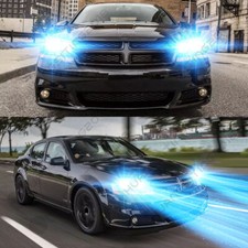 For Dodge Avenger 2010-2014 - 4x 8000k Combo Led Headlight Kit Hilow Beam Bulbs