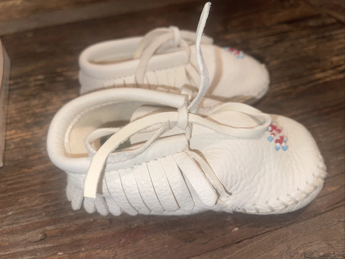 Baby moccasins shop size 4