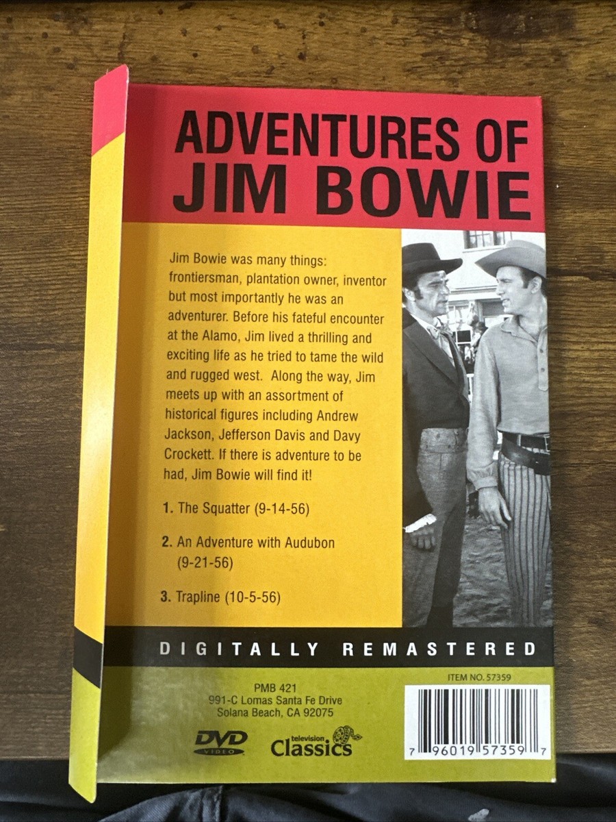 The Adventures of Jim Bowie (DVD, 2004) 796019573597| eBay