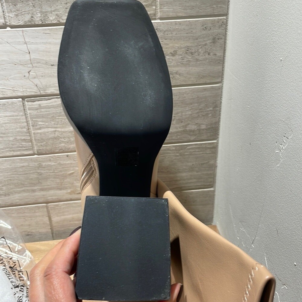 New Free People x Jeffrey Campbell Daphne Second Skin Platform Boots US 10 image 9
