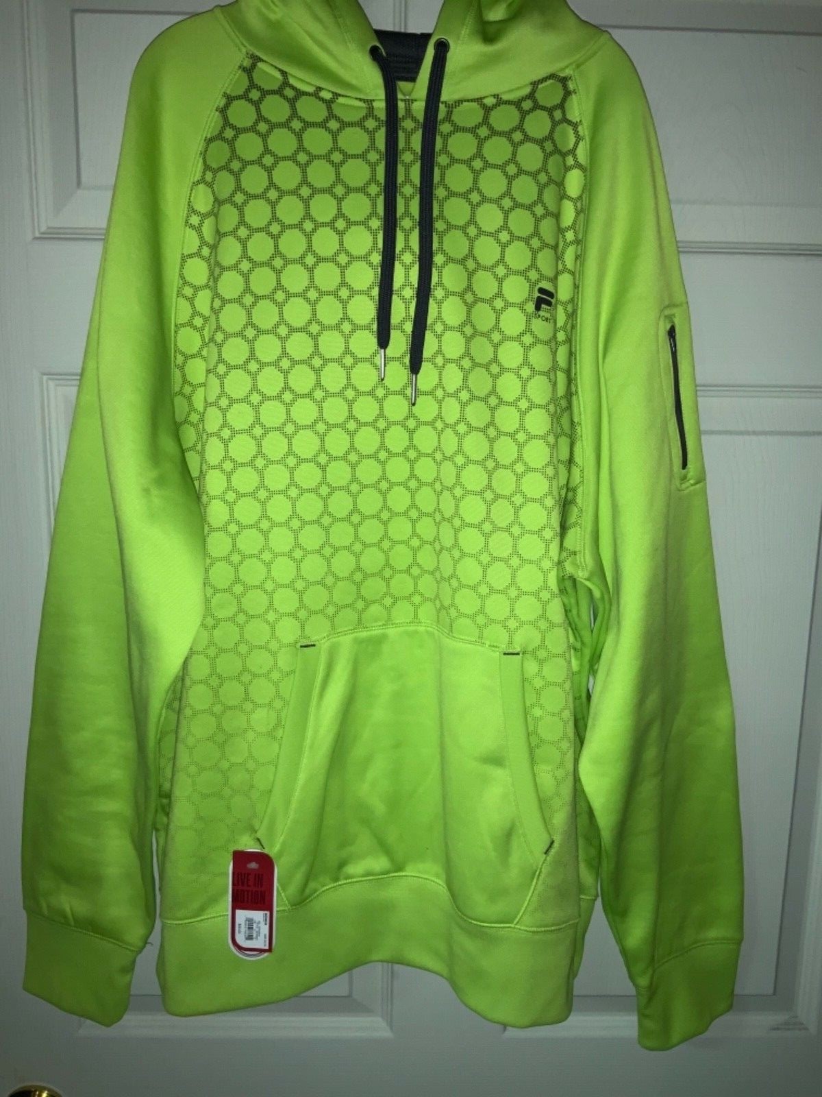 Felpa pullover uomo Fila con cappuccio XL