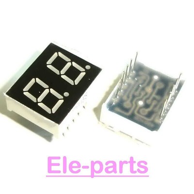 10 PCS 2 Digits 0.4 INCH RED  NUMERIC LED DISPLAY COMMON ANODE 10 Pins ld-4201bs