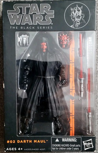 Darth Maul #02 ORANGE STAR WARS The Black Series Sealed NEW MIB #2