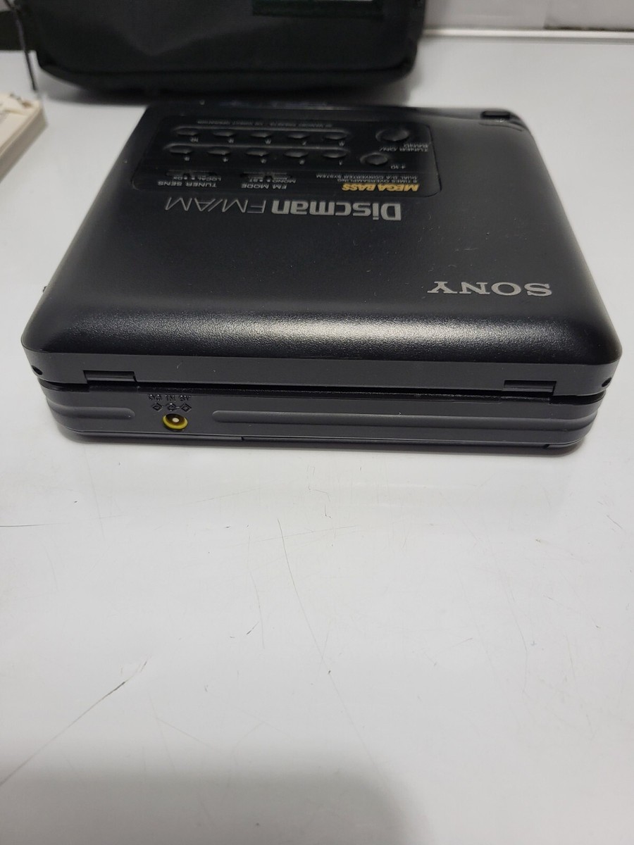 Vintage Sony Discman D-T66 AM/FM CD Player with MEGA BASS, Parts