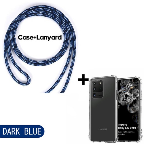 Handy Hülle mit Band Schutzhülle Handykette Schnur Case zum umhängen For Samsung - Bild 20 von 24