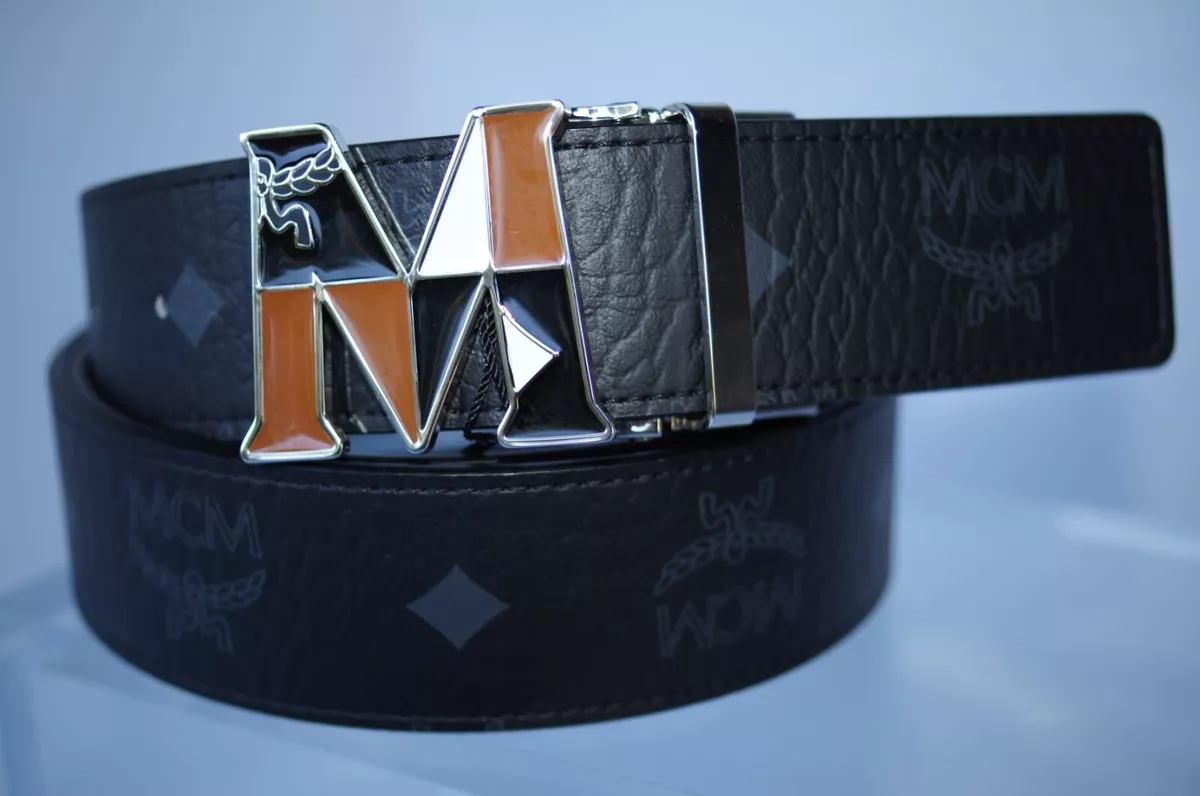 Mcm Men's Claus Reversible Belt In Blue | ModeSens