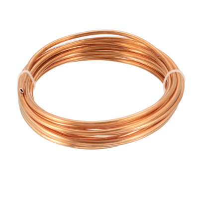 Refrigeration Tubing 3mm OD 2mm ID 9.8Ft Length Copper Tubing Coil
