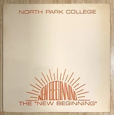 North Park College New Beginning LP Xian Vinyl Folk Psych Private Label VG+