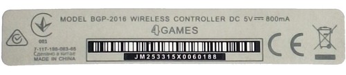 PS4 Controller Barcode label sticker Rear controller Label custom - Picture 6 of 18