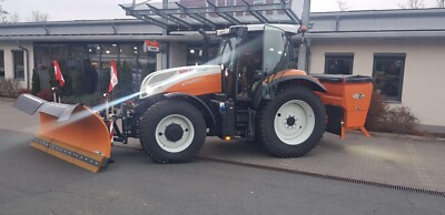 Winterdienst Paket von WINTEC Streuer + Schild
