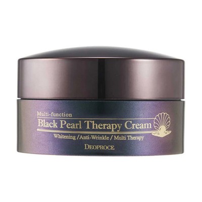 Deoproce Black Pearl Therapy Cream 100g -Multi-Function Whitening & Anti-Wrinkle