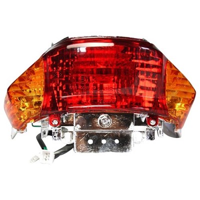 RÜCKLICHT RÜCKLEUCHTE RÜCKSTRAHLER ORANGE für China Scooter RS500 QM50QT-6A
