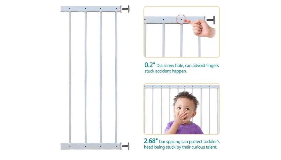Fairy Baby Window Guards For Children, Adjustable Wide Child Safety Window Guard - Image 3 of 3