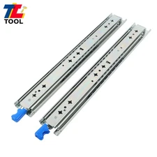 Industrial 16" Locking Slides 250lb - Full Extension Ball Bearing With Lock