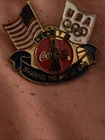 vintage Coca-Cola lapel pin from the 1996 Atlanta Summer Olympics.