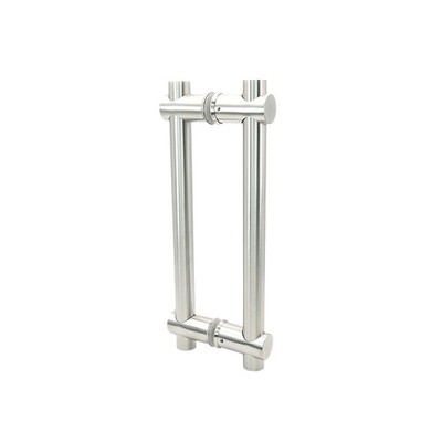 1200 mm verstellbare Befestigung Inline Türgriff PAAR Edelstahlrohr 32 mm