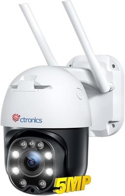 Ctronics 5MP PTZ Überwachungskamera WLAN Outdoor Auto Tracking 2,4 5