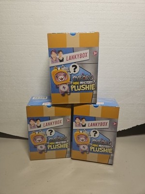 Lankybox Cyborg Mini Mystery Plushie 4'' Plush Toy New Sealed Blind Box Lot x3