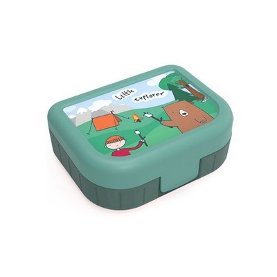Rotho Snackbox 1l Memory Kids Little Explorer Junge mistletoe green
