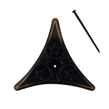 Victorian Star Dust Corner For Stair Steps with Bronze Finish