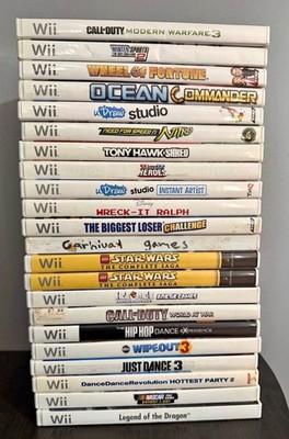 Nintendo Wii Game   Lot Pick & Choose.   Call of duty, Tony Hawk, Star Wars