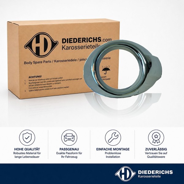 Rahmen Nebelscheinwerfer Rechts Diederichs 1418042 FÜR Ford-image