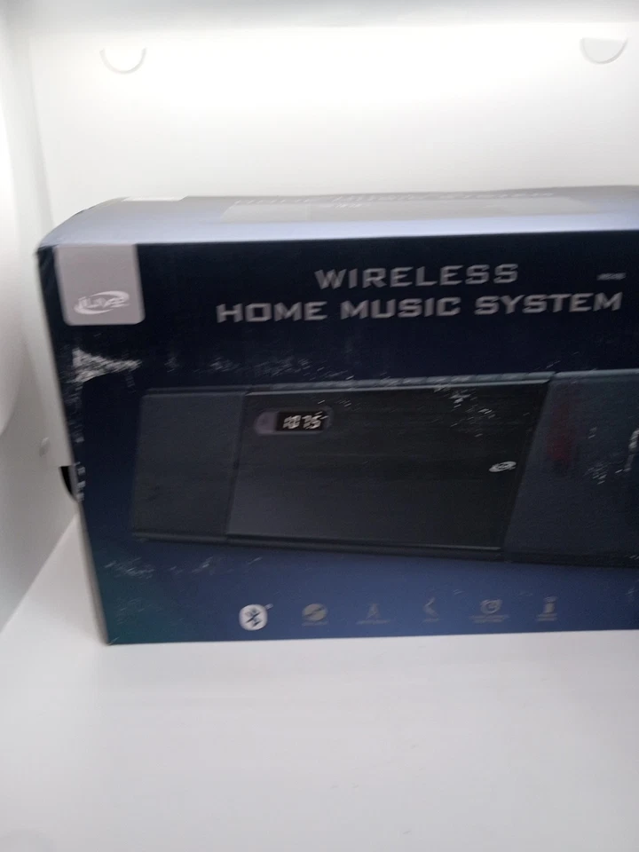 Ilive IHB248B Wireless Home Music System Bluetooth, CD, Radio, Digital Clock New - Image 2 of 4