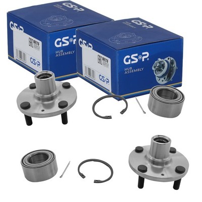 2X GSP RADNABE VORNE BEIDSEITIG PASSEND FÜR HYUNDAI ACCENT ATOS GETZ KIA RIO