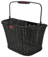 Rixen&Kaul Klickfix Structura Retro Lenkerkorb Schwarz Fahrradkorb
