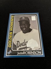 JACKIE ROBINSON day DEBUT 4-15-1947 TOPPS 2001 GOLDEN MOMENTS NRMT BASEBALL CARD