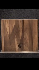COOLINA Walnut Double Side Magnetic Knife Holder - BNIB