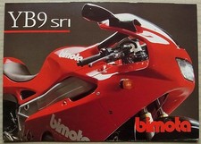 Brochure vendita BIMOTA YB9 SRI MOTO c1997 testo inglese e italiano