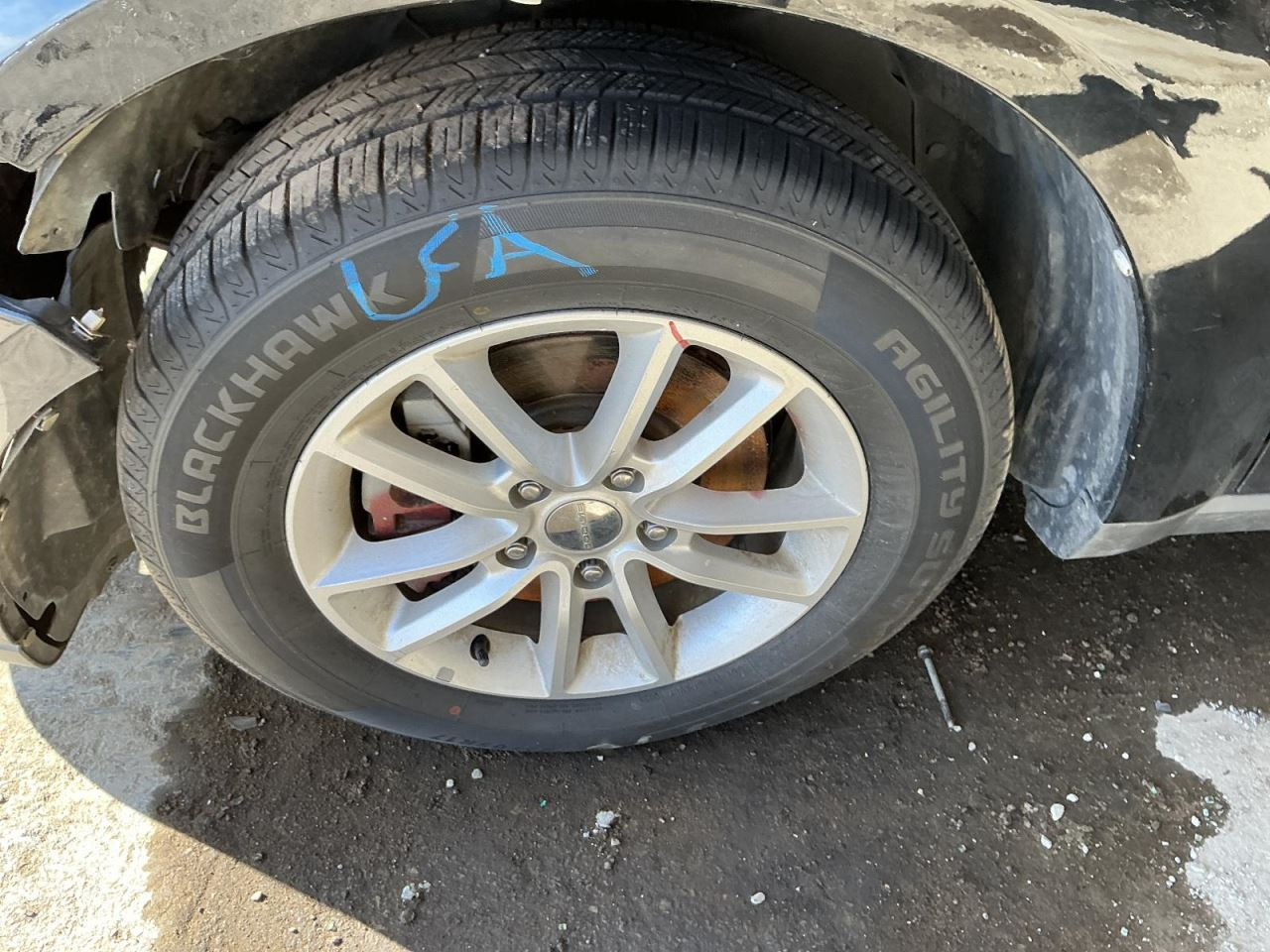 Wheel 17x6-1/2 Aluminum 10 Spoke Painted Silver Fits 13-19 JOURNEY 4739096