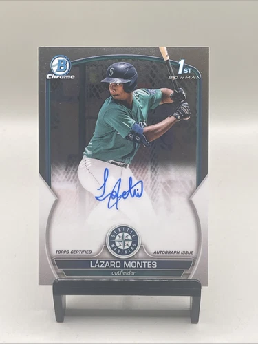 2023 Bowman - Chrome Prospect Autographs Lazaro Montes #CPA-LM (AU, RC)