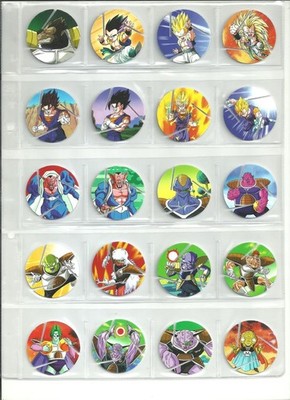 TAZOS DRAGON BALL Z Cheetos COMPLETE SET 100/100 MEXICO 2018 Pogs