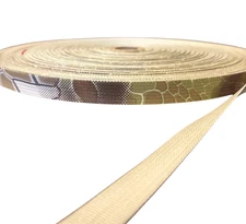 .75" Nylon Webbing Kryptek Highlander Camo 17337 One Side Pattern 100 Yds USA