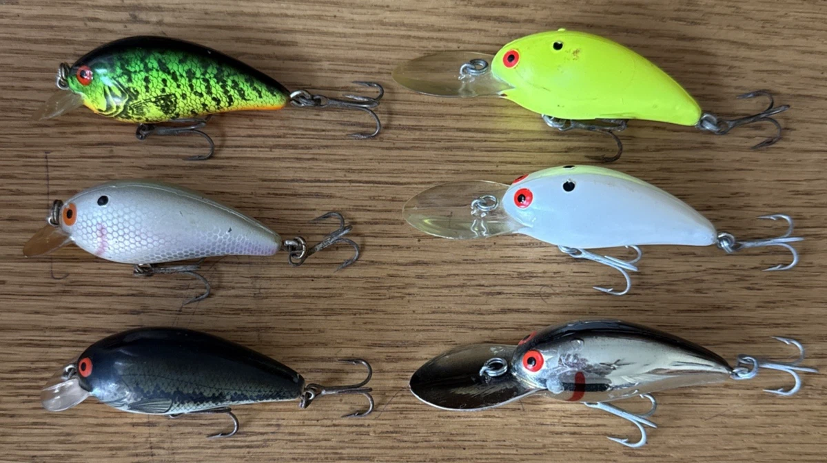 VINTAGE BOMBER Jointed SCREWTAIL LONG A 15J Fire Tiger SHAD PERCH 3/8
