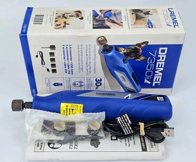 DREMEL CORDLESS RECHARGEABLE ROTARY TOOL # 7350 EXCELLENT CONDITION.