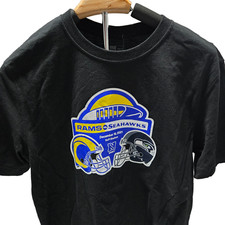 New Era Men's NFL Los Angeles Rams vs Seattle Seahawks Matchup T-Shirt Black S