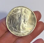 1990 WALKING LIBERTY AMERICAN EAGLE .999 FINE SILVER DOLLAR COIN 1oz $1 USA