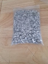 600 Pcs Aluminum Crimping Loop Sleeve Ferrule Cable 1/16" Dia