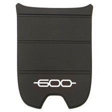 Original Fiat 600 Mittelkonsole Tunnelabdeckung Faltabdeckung schwarz/weiß