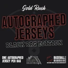 2026 GOLD RUSH MYSTERY AUTOGRAPHED Baseball JERSEY