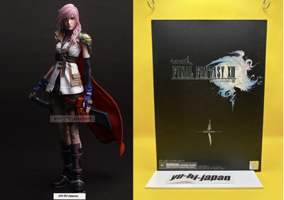 FINAL FANTASY XIII PLAY ARTS KAI Lightning Figure w/ Extra Faces