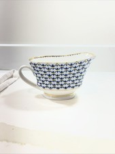 Imperial Porzellan Lomonosov Kobaltnetz Soßentopf Milchkrug H7,5 cm