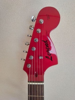 Legend Mustang-Style Electric Guitar Red Near Mint with No Case or
